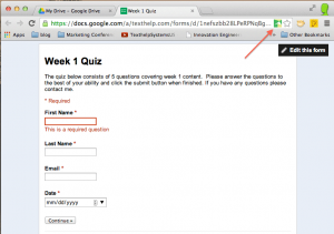 Read&Write for Google Icon in address bar
