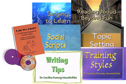 All Six Professional Development DVDs plus Can We Chat? Co-Planned Sequenced Social Scripts Book All Six Professional Development DVDs plus Can We Chat? Co-Planned Sequenced Social Scripts Book